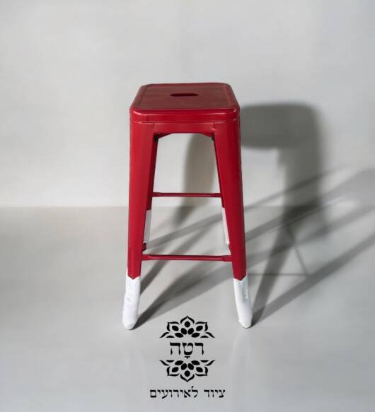 כיסא בר דורותי אדום